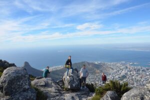 Söl'ring Hof-Team auf dem Table Mountain 