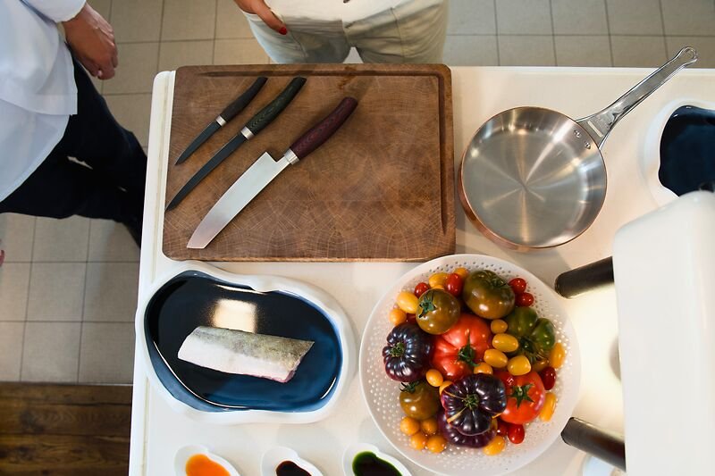 Küchenausstattung im Söl’ring Hof Sylt – die perfekte Urlaubsküche.