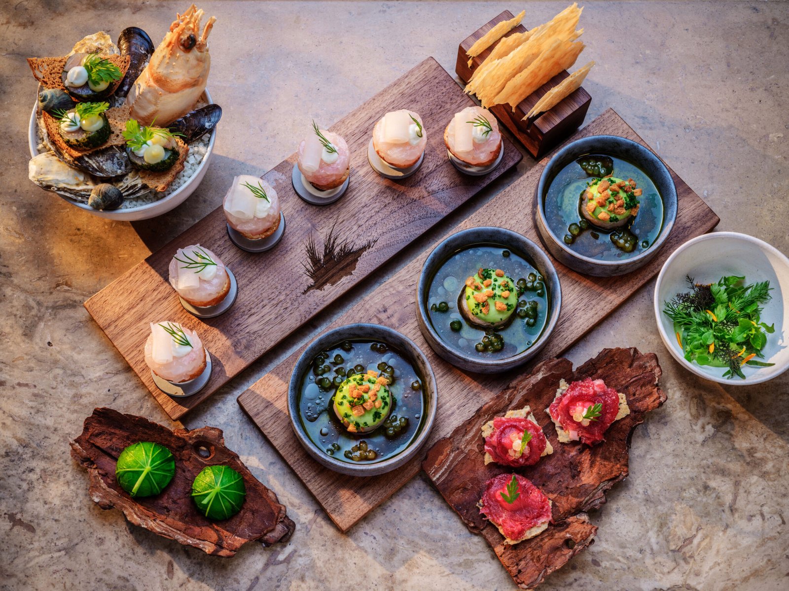 Gourmet-Häppchen im Söl’ring Hof auf Sylt – ein idealer Urlaubsgenuss.