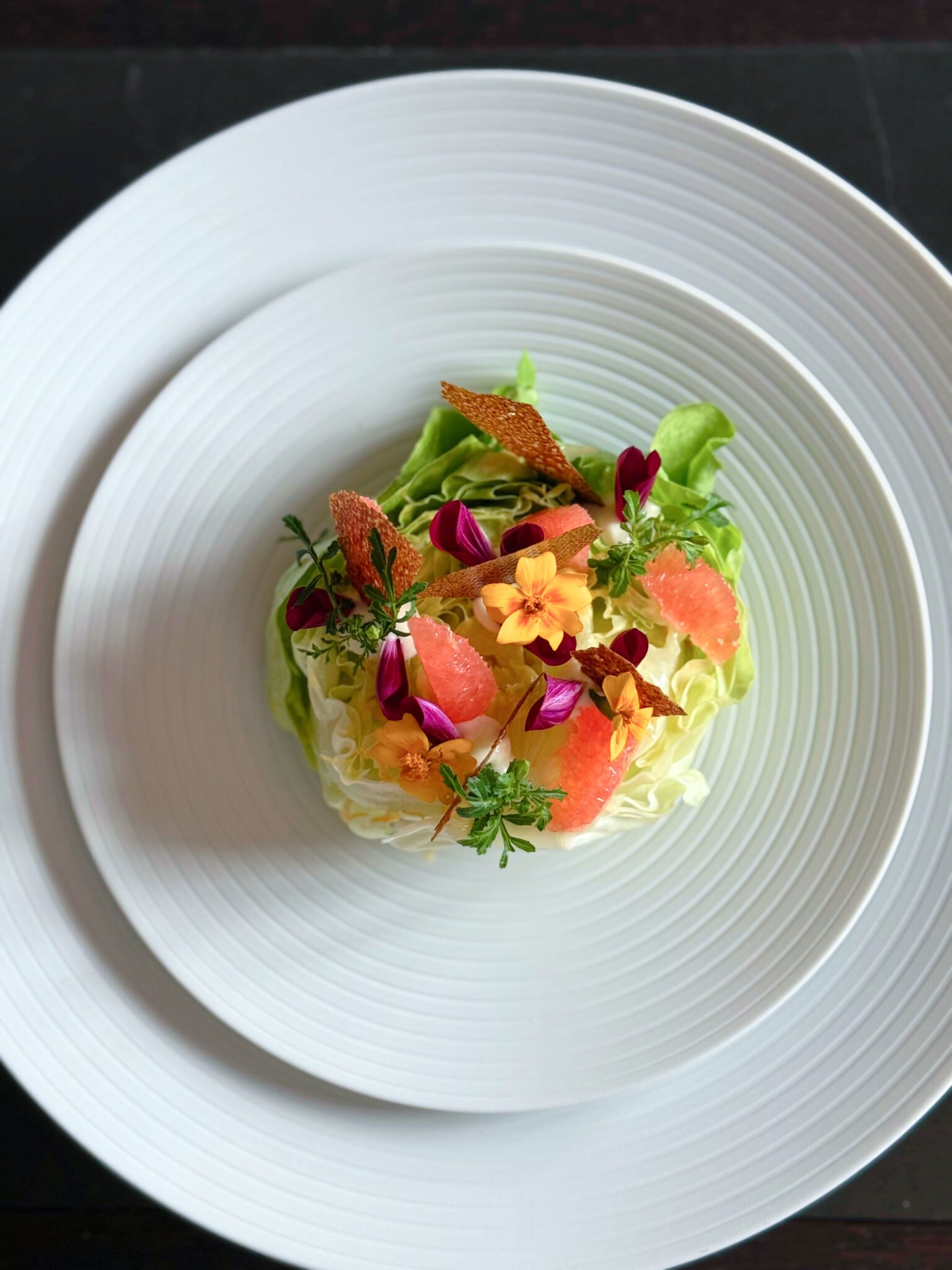 Gourmet-Salat im Söl’ring Hof auf Sylt – ein perfekter Urlaub.
