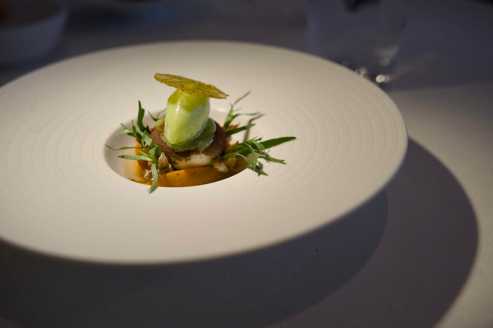 Gourmetgericht im Söl’ring Hof, Urlaubsziel Sylt.