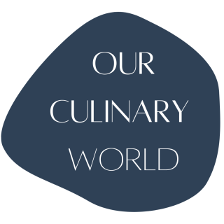 Navy blue shape, “Our Culinary World”, Söl’ring Hof Sylt holiday.