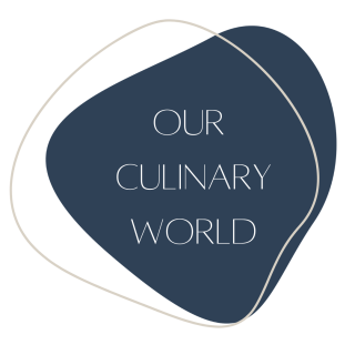 Modern “OUR CULINARY WORLD” text, Söl’ring Hof holiday vibe.